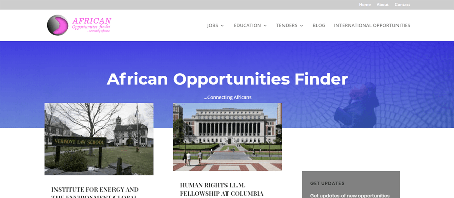 African Opportunities Finder